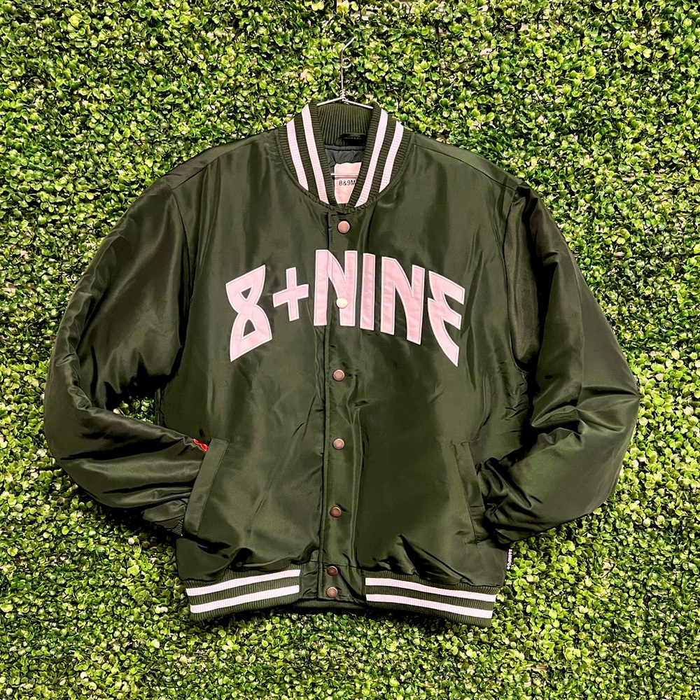 8&9 ON FIELD STADIUM JACKET- GREEN 🟢